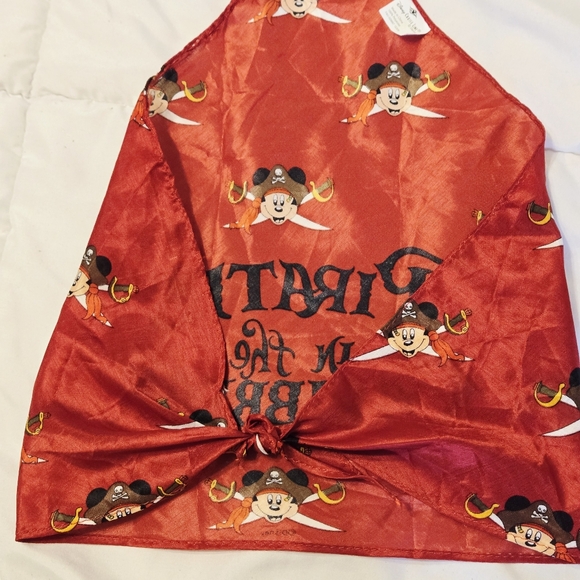 Disney Cruise Line Pirates in the Caribbean Night Bandana Scarf Costume Mickey - Picture 4 of 5